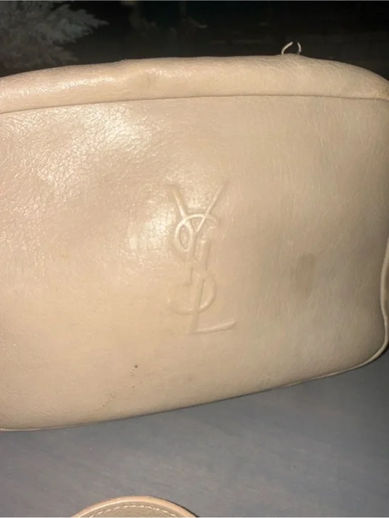 Saint Laurent Beige Leather Crossbody Lou Camera Bag with Tassel - Picture 9 of 9